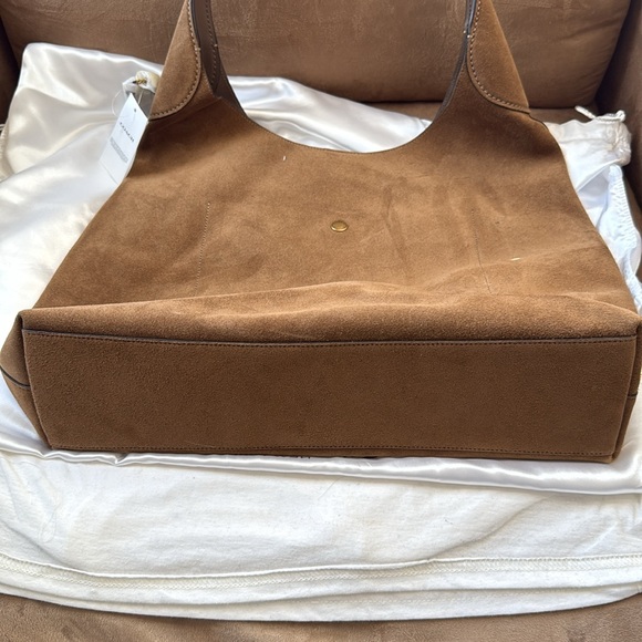 NWT Coach Brown Leather Tote Bag - Picture 4 of 7